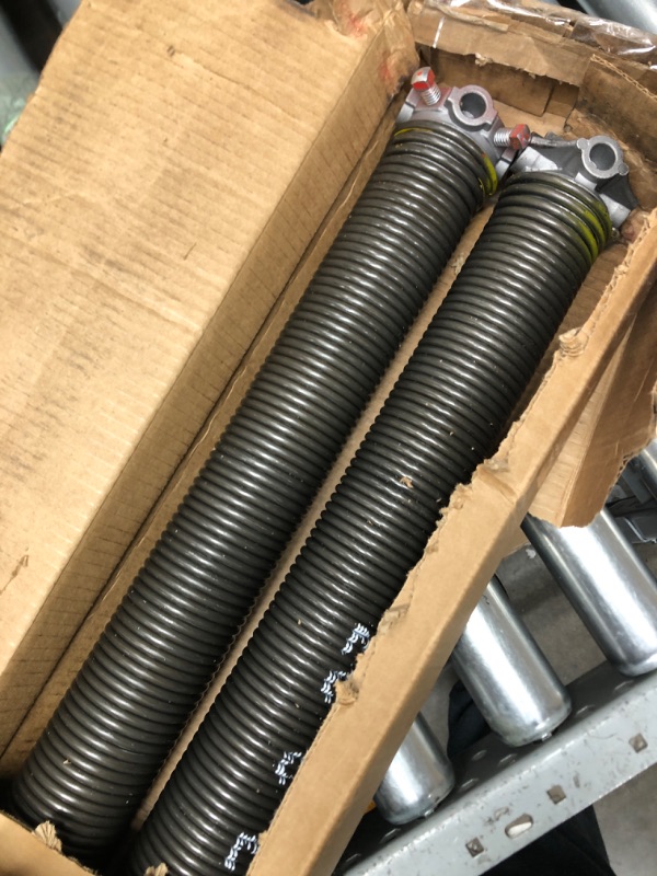 Photo 1 of Pair of 207 X 2" X 20" Garage Door Torsion Springs with Winding Bars
