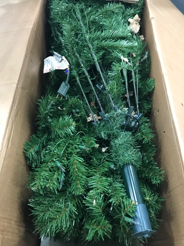 Photo 2 of ***LIGHTS DON'T WORK***
National Tree Company Pre-Lit Artificial Full Christmas Tree, Green, North Valley Spruce, 7.5 Feet 