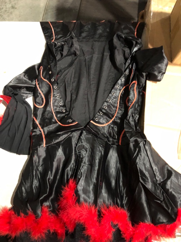 Photo 4 of *MAJOR DAMAGER TO HORNS*
KatchOn, Halloween Devil Costume SIZE X-Large