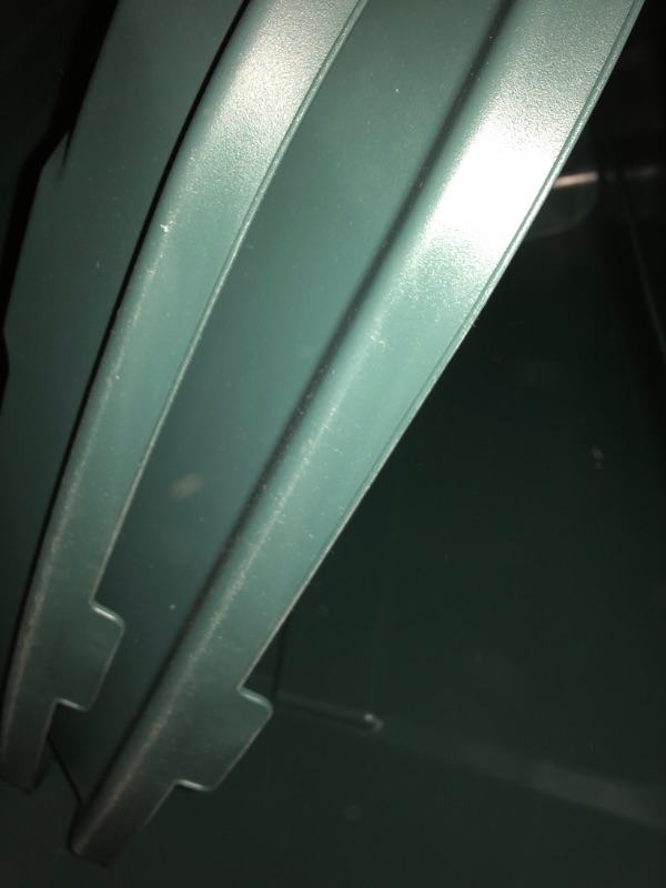 Photo 1 of ECOSolutions 32 Gallon Wheeled Outdoor Garbage Can with Attached Snap Lock Lid and Heavy-Duty Handles, ECO Green, Heavy-Duty Construction, Perfect Back Yard, Deck, or Garage Trash Can, 2 Pack Pack of 2 Hunter Green