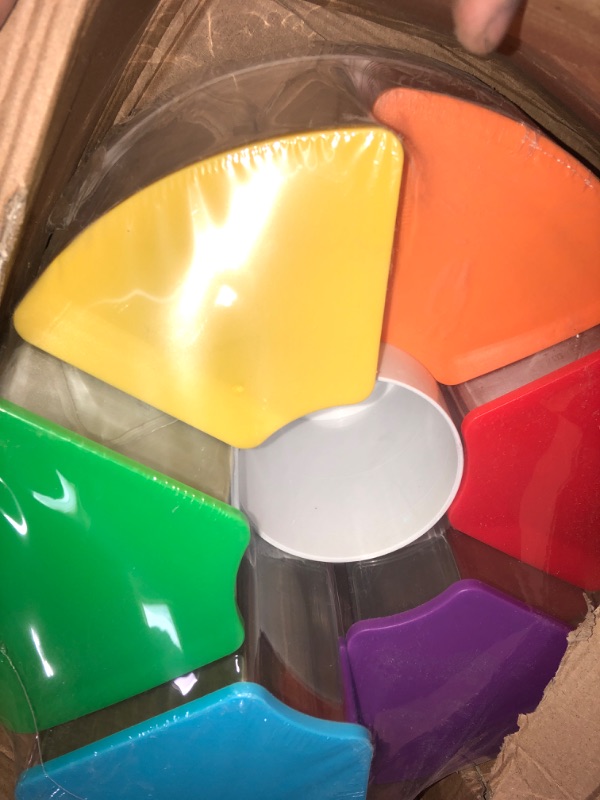 Photo 1 of Create-a-Space See-Thru Spinning Bins, Classroom Organization, School Supplies Organizer, Desk Organization, Pen Holder, 14 Pieces