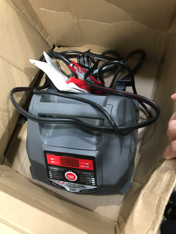 Photo 2 of Schumacher Battery Charger, Engine Starter, Boost Maintainer and Auto Desulfator with Advanced Diagnostic Testing- 100 Amp/30 Amp, 6V/12V 100A