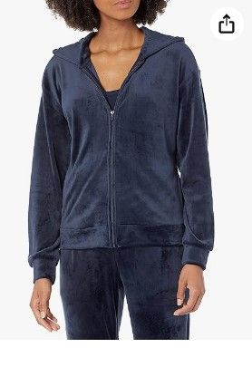 Photo 1 of Amazon Essentials Women's Slim Fit Velour Hoodie (Previously Amazon Aware)
SDIZE=XL
