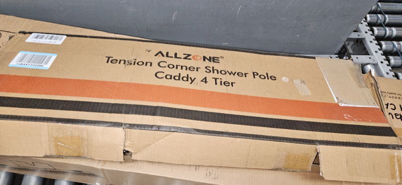 Photo 2 of ALLZONE Tension Shower Standing Caddy Corner