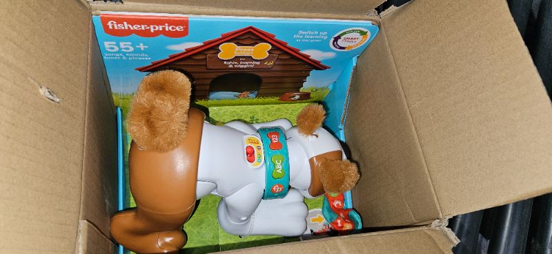 Photo 2 of Fisher-Price 123 Crawl with Me Puppy, Electronic Dog Infant Crawling Toy