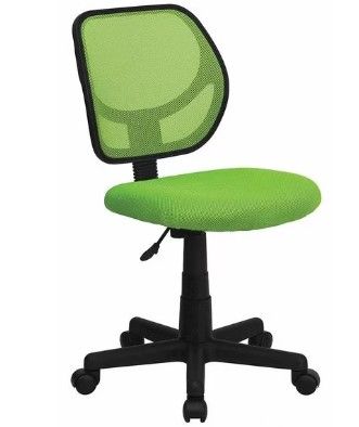 Photo 1 of Mesh Task Chair, 15-1/2" to 19-1/2", Green
