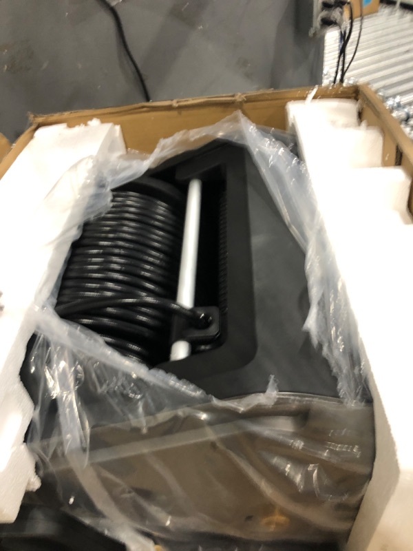 Photo 1 of Giraffe Tools Grandfalls Pressure Washer Plus, Wall Mounted Pressure Washer Electric, Power Washer Wall Mount with Reel, Pressure Washer Reel for Outdoor Cleaning