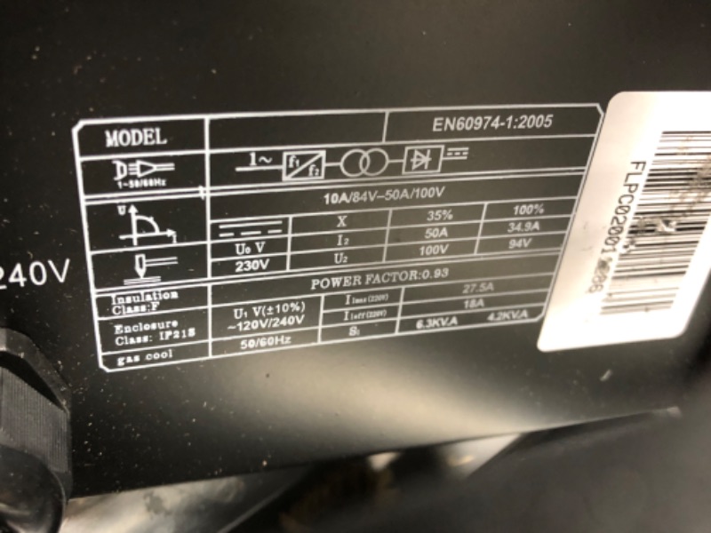 Photo 6 of * important * see clerk notes * 
LOTOS LT5000D 50A Air Inverter Plasma Cutter Dual Voltage 110/220VAC 1/2" Clean Cut & PCS22 Plasma Cutter 