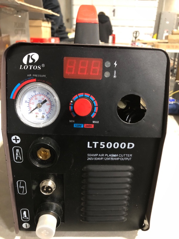 Photo 2 of * important * see clerk notes * 
LOTOS LT5000D 50A Air Inverter Plasma Cutter Dual Voltage 110/220VAC 1/2" Clean Cut & PCS22 Plasma Cutter 