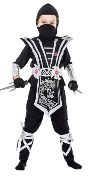 Photo 1 of *** unknown size*^**
 Ninja Costume for Boys Silver Halloween Role Play Dress Up for Kids
