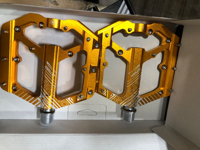 Photo 1 of * used * see all images *
Olywan Mountain Bike Pedals MTB Bicycle Flat Pedals 