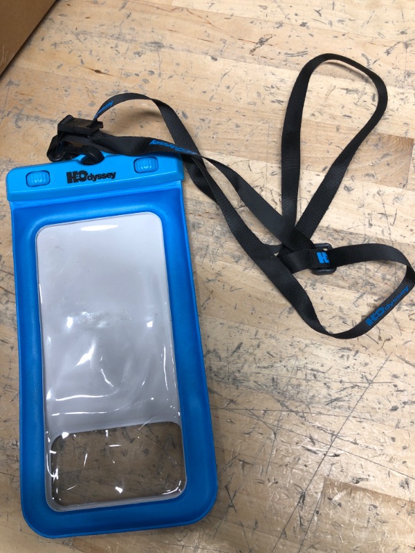 Photo 2 of H2ODYSSEY Waterproof Phone Case and Lanyard - Excellent Waterproof Protection - Floats in The Water Blue
