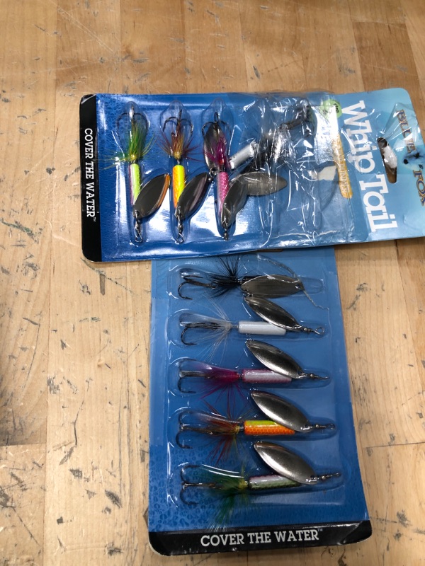 Photo 2 of * 2 PACKS* Blue Fox Whiptail Spinner Kit Size 2 Assorted Colors 1/4oz