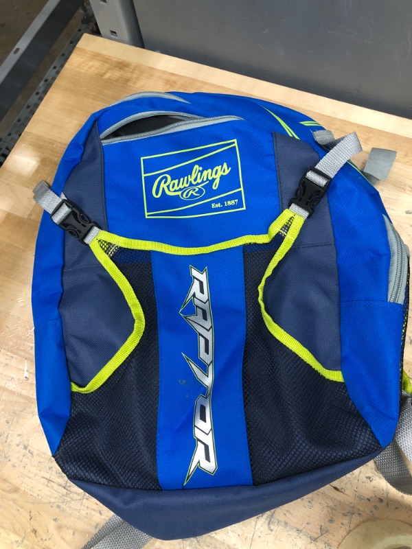 Photo 2 of Rawlings Youth Raptor Backpack
