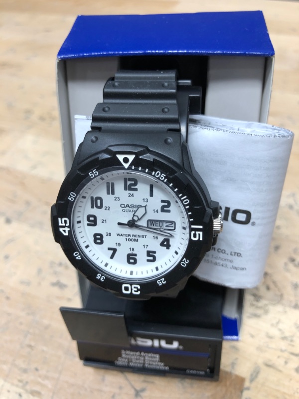 Photo 2 of Casio Men's 'Classic' Quartz Resin Watch, Color:Black (Model: MRW200H-7BV)