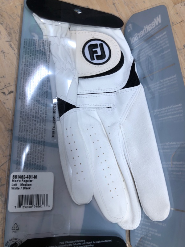 Photo 2 of Footjoy Weathersof Golf Glove 2013 Male Lh Medium Regular
