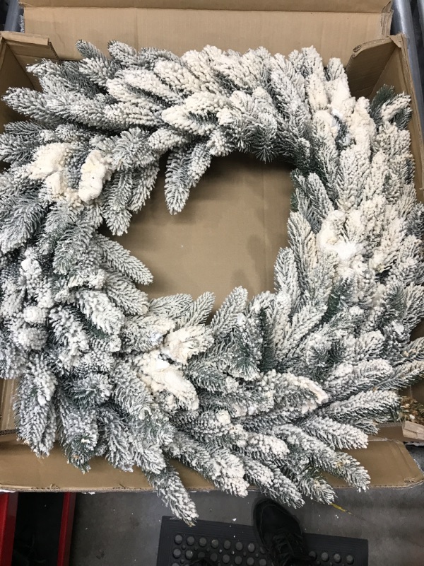 Photo 2 of 
Photo for Reference Only*Fraser Hill Farm 36-in. Mountain Pine Flocked Wreath 