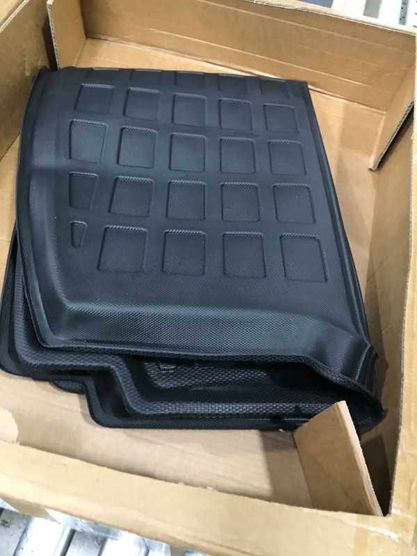 Photo 2 of **Only one mat included** Binmotor All Weather Floor Mats for Chevrolet Chevy Trailblazer FWD 2021-2024 & Cargo Liner for Trailblazer FWD (Only Suitable for Upper Trunk) 2021-2024 Set Accessories -Black Trailblazer 