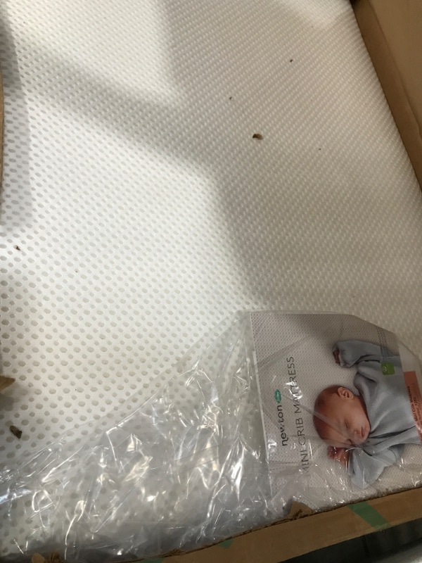 Photo 2 of (USED) Newton Baby Crib Mattress and Toddler Bed - 100% Breathable, Babies Can Breathe Right Through It, 100% Washable, Non-Toxic, Better Than Organic - Removable Cover -Deluxe 5.5" Thick - White