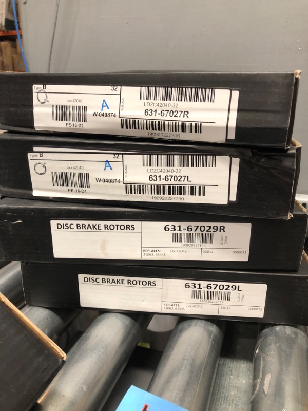 Photo 3 of 2***Dynamic Friction 631-67027R Disc Brake Rotor --Dynamic Friction 1310-0422-00 - 3000 Ceramic Brake Pads
2***Dynamic Friction 631-67027L Disc Brake Rotor -- Dynamic Friction 1310-0422-00 - 3000 Ceramic Brake Pads