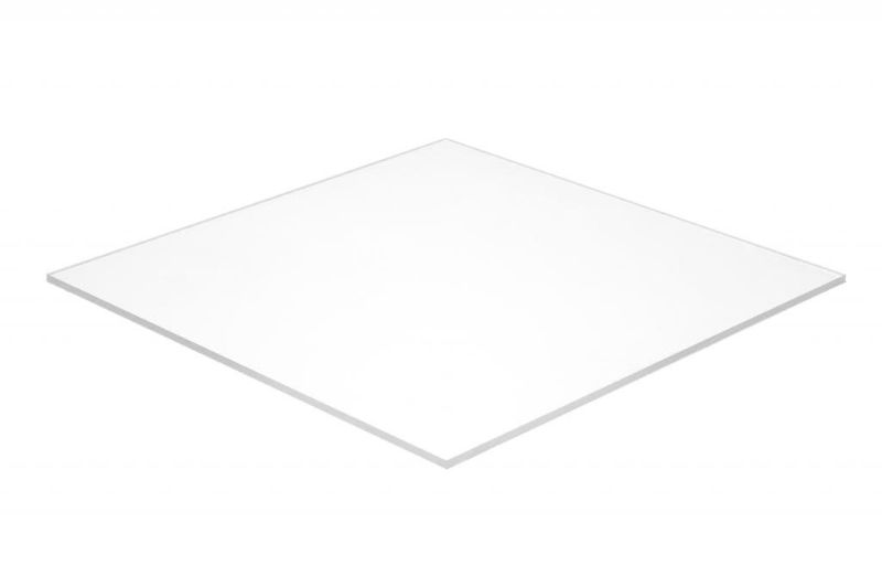 Photo 1 of 
24" x 48" - 1/8" White Acrylic Plexiglass Sheet, Translucent 55% (2447) + FREE CUT TO SIZE