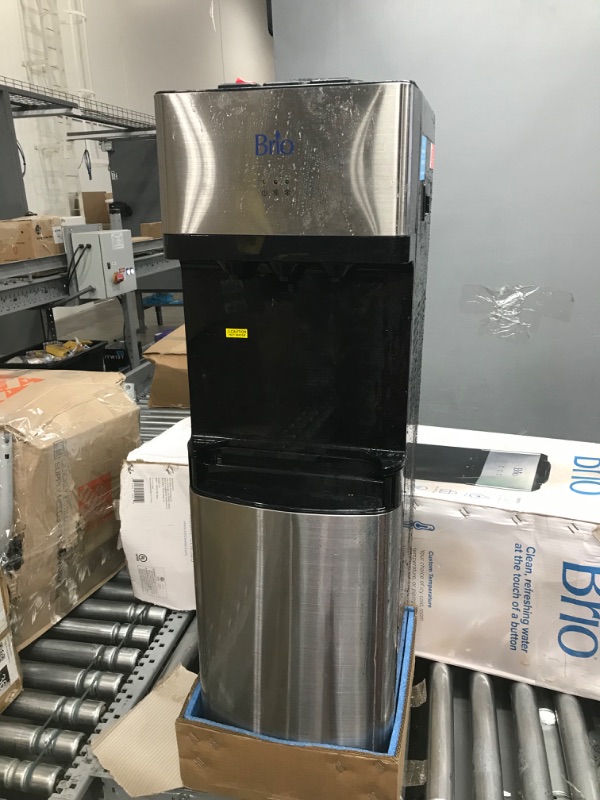Photo 2 of *****NON REFUNDABLE NO RETURNS SOLD AS IS************
NONFUNCTIONAL PARTS ONLY**********
Brio Limited Edition Top Loading Water Cooler Dispenser - Hot & Cold Water, Child Safety Lock with Reusable Water Bottle Container Dispenser + Jug, 5 Gallon