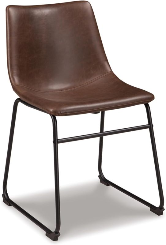 Photo 1 of 
Signature Design by Ashley Mid Century Centiar 18.75" Dining Bucket Chair, 2 Count, Black and Brown
Color:Brown
Pattern Name:Chair