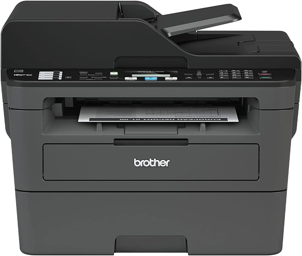 Photo 1 of BROAGE NewBrother MFC-L2710DW All-in-One Wireless Monochrome Laser Printer - Print Copy Scan Fax - 32 ppm, 2400 x 600 dpi, 50-Sheet ADF, Auto 2-Sided Printing, Voice Activated, USB, WiFi, Ethernet