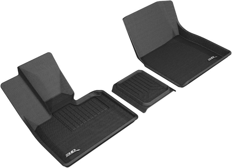 Photo 1 of 3D MAXpider Custom Fit Kagu Floor Mat (Black) for 2014-2020 BMW I3-1ST Row
