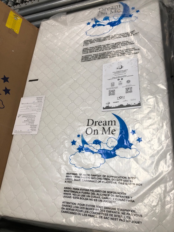 Photo 2 of 
Dream On Me 3 inch Spring Coil Portable Crib Mattress | Greenguard Gold Certified 26" x 38" x 3"