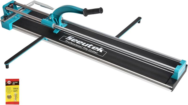 Photo 1 of 
Seeutek Manual Tile Cutter, 24 inch Professional Porcelain Ceramic Tile Cutter, Double Rails Design Tile Cutter Tool, with Tungsten Carbide Cutting Wheel...
Size:24inch