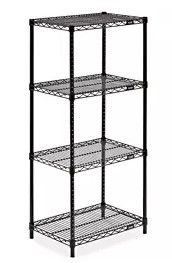 Photo 1 of 
Westerly 4 Tier Household Wire Shelving Unit (13" x 23" x 48") Holds up to 600lbs
Color:Black
Size:4 Tier