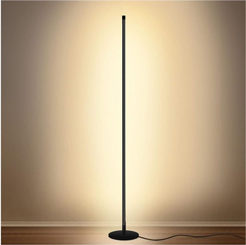 Photo 1 of 
Modern Led Standing Corner Lamp Black Decor Contemporary Metal Floor Lamp for Living Room Bedrooms with Remote & Touch Control
Color:Black