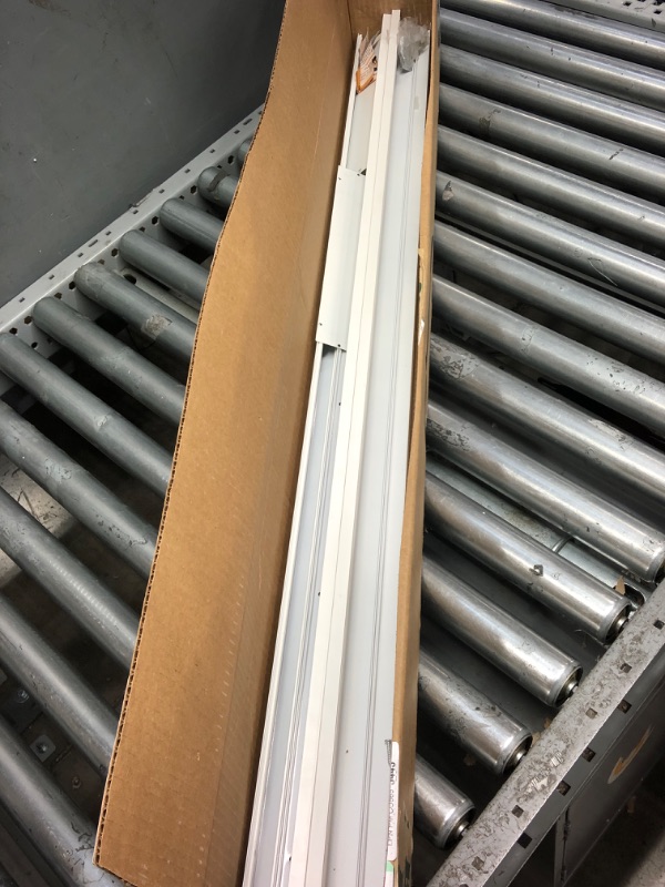 Photo 1 of 4x1FT Surface Mount Kit, Aluminium Surface Mounting Bracket Kit, 4' by 1' Surface Mount Frame LED Light, for 48"x12" LED Panel Light, Drop Ceiling Light, Edge-Lit Light Ceiling Frame Kit (Pack of 2) 4FT x 1FT White-2 Set