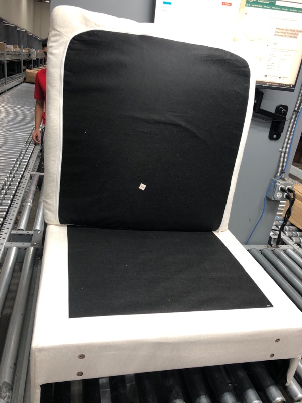 Photo 1 of **INCOMPLETE**Modway Light Beige Commix Down Filled Overstuffed Ottoman EEI-3318-LBG
