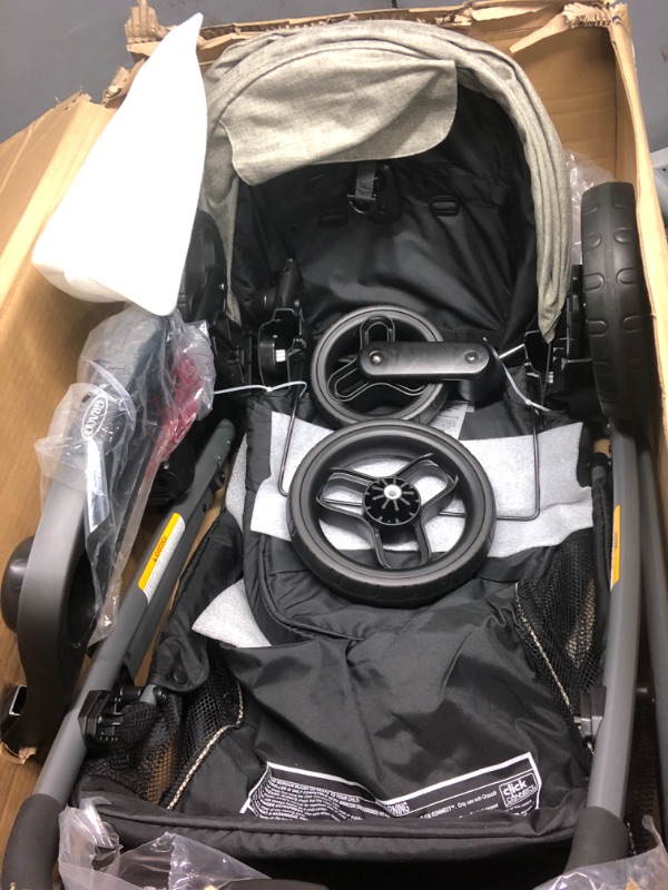 Photo 3 of **READ NOTES BELOW**Graco Modes Element LX Travel System | Includes Baby Stroller with Reversible Seat, Extra Storage, Child Tray, One Hand Fold and SnugRide® 35 Lite LX Infant Car Seat, Lynwood Element LX Lynwood