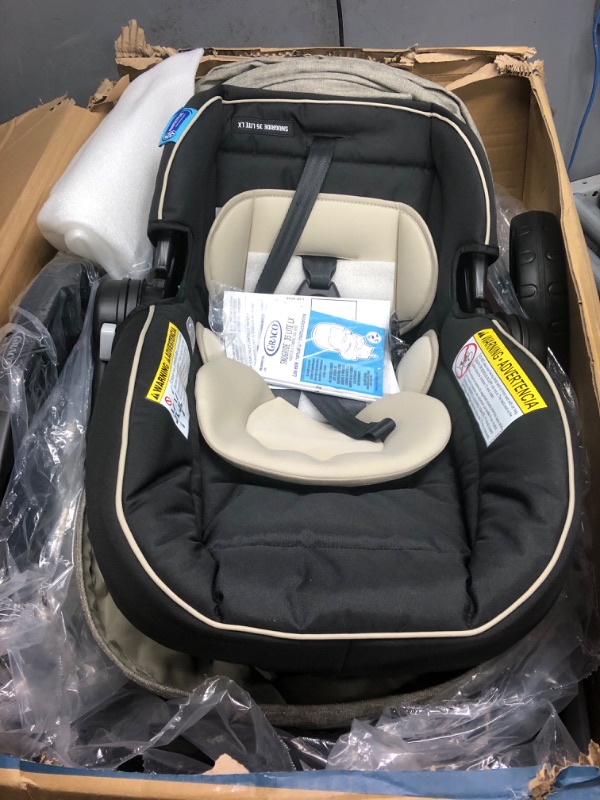 Photo 2 of **READ NOTES BELOW**Graco Modes Element LX Travel System | Includes Baby Stroller with Reversible Seat, Extra Storage, Child Tray, One Hand Fold and SnugRide® 35 Lite LX Infant Car Seat, Lynwood Element LX Lynwood