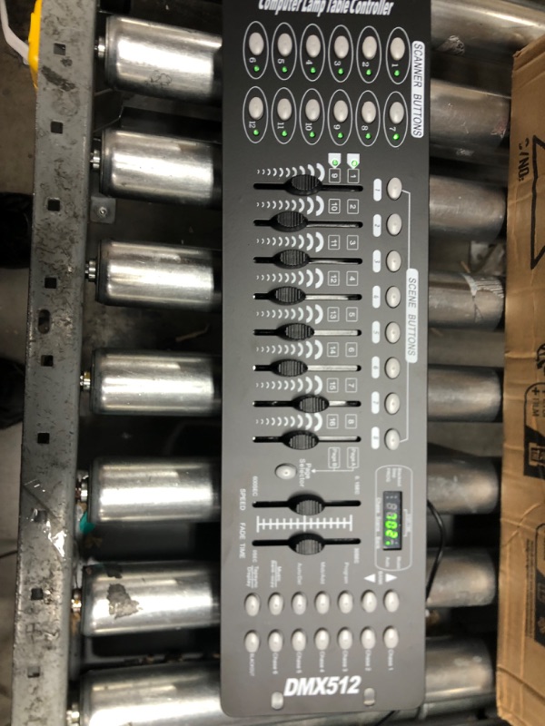 Photo 2 of FODEXAZY DMX Controller, 192 Channel DMX 512 Light Controller DMX Console Stage Light Controller Panel Use For Editing Program Of Stage Lighting Runing for DJ, Shows, Party, Bar, Disco, Club, Live
