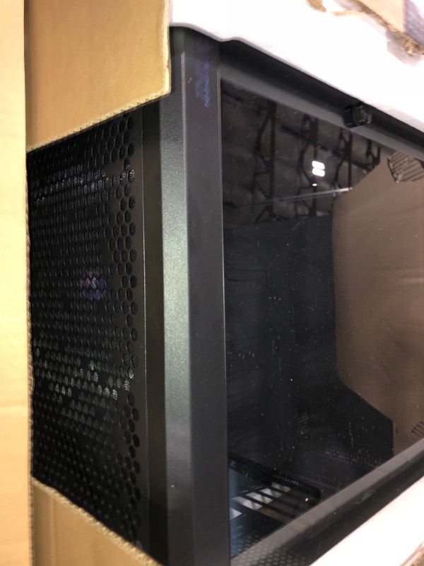 Photo 2 of ***Parts  Only***Thermaltake Ceres 500 Black Mid Tower E-ATX Computer Case with Tempered Glass Side Panel; 4 Preinstalled PWM ARGB Fans; Rotational PCIe Slots & GPU Holder; CA-1X5-00M1WN-00; 3 Years Warranty Black Ceres 500