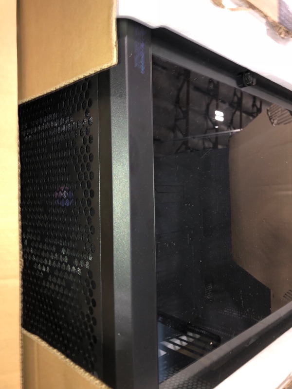 Photo 2 of Thermaltake Ceres 500 Black Mid Tower E-ATX Computer Case with Tempered Glass Side Panel; 4 Preinstalled PWM ARGB Fans; Rotational PCIe Slots & GPU Holder; CA-1X5-00M1WN-00; 3 Years Warranty Black Ceres 500