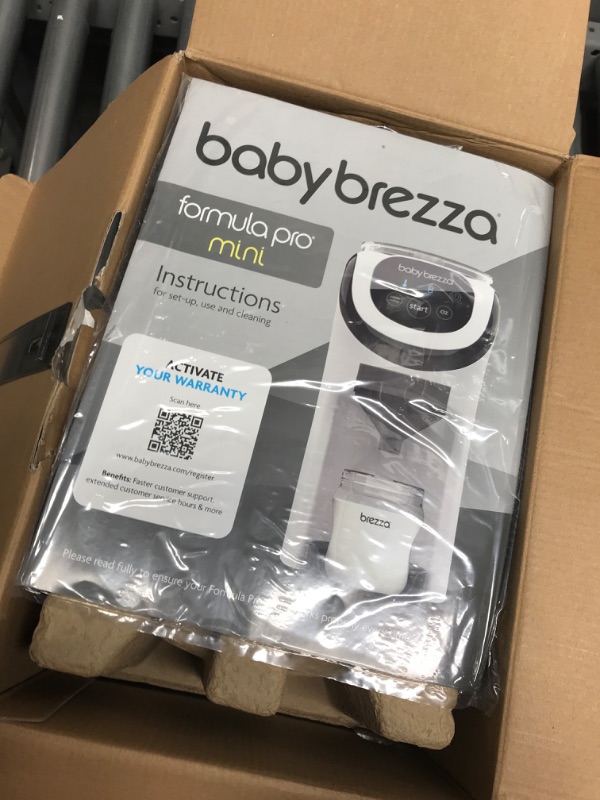 Photo 2 of Baby Brezza Formula Pro Mini Baby Formula Maker – Small Baby Formula Mixer Machine Fits Small Spaces and is Portable for Travel– Bottle Makers Makes The Perfect Bottle for Your Infant On The Go Formula Pro Mini Dispenser Machine