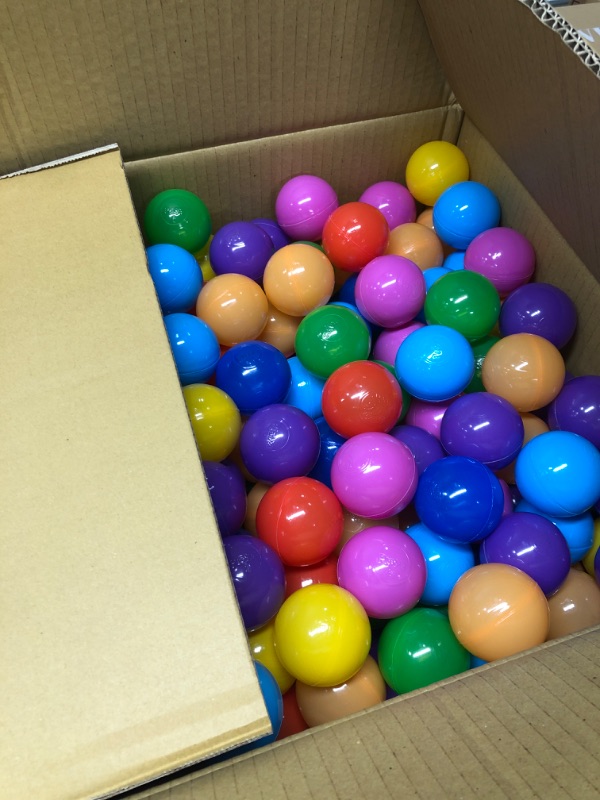 Photo 2 of ** A BOX FULL OF BALLS**  
Playz Toddler Playhouse Jungle Gym Play Tent and 500 Ball Pit Balls Bundle