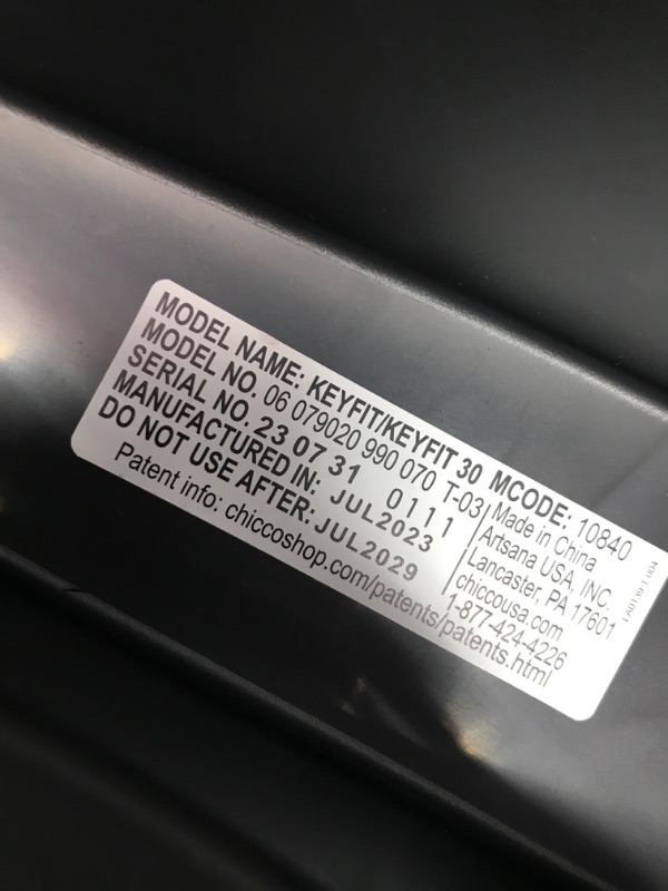 Photo 1 of Chicco KeyFit Infant Car Seat Base - Anthracite