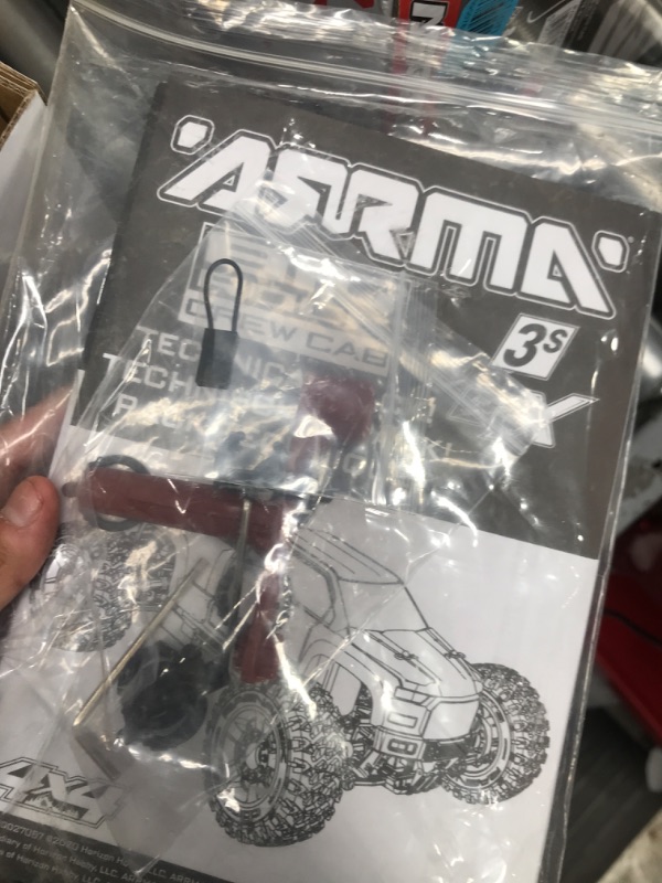 Photo 5 of ARRMA 1/10 Big Rock 4X4 V3 3S BLX Brushless Monster RC Truck RTR (Transmitter and Receiver Included, Batteries and Charger Required), Black, ARA4312V3