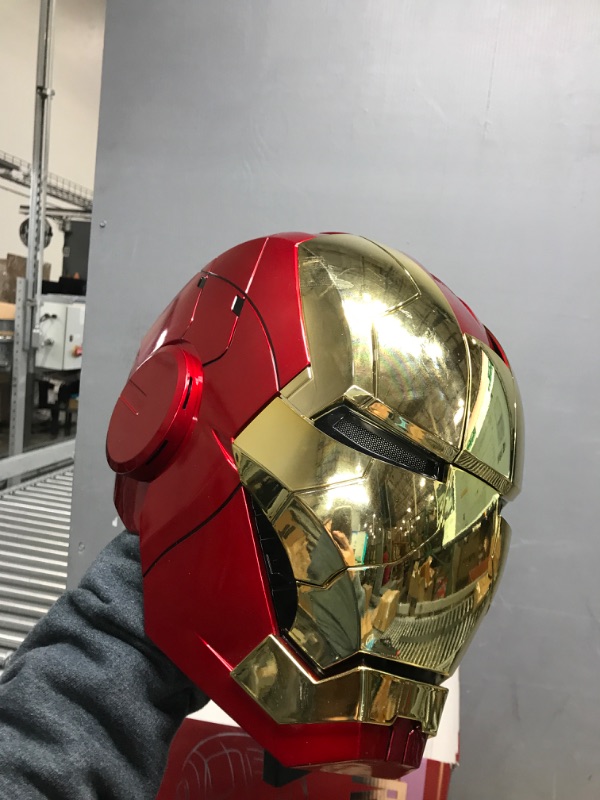 Photo 1 of * important * see notes *
AUGMAXI Iron-man Helmet Wearable Mark 5 Mask Voice Control Helmet Birthday Christmas Gift
