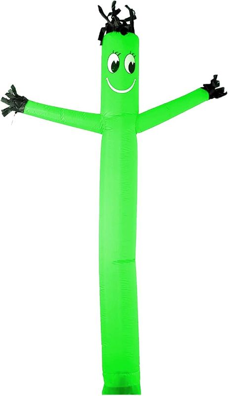 Photo 1 of (SEE NOTES)  Blow-Up Salesman Inflatable Dancer , Green (Fan Included) 
