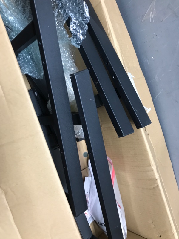 Photo 1 of 2 BLACK STOOL CHAIRS STEEL 