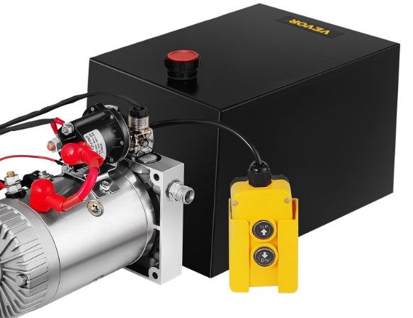 Photo 1 of 2LDZYCZYYBTX0001V0
VEVOR Hydraulic Pump 12 Quart Hydraulic Power Unit Single Acting Hydraulic Power Unit with Steel Reservoir for Dump Trailer Truck Car Lift Unit 12V DC 