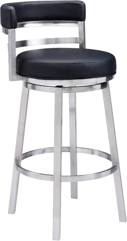 Photo 1 of 
Madrid Bar Stool, 26 Height, Black