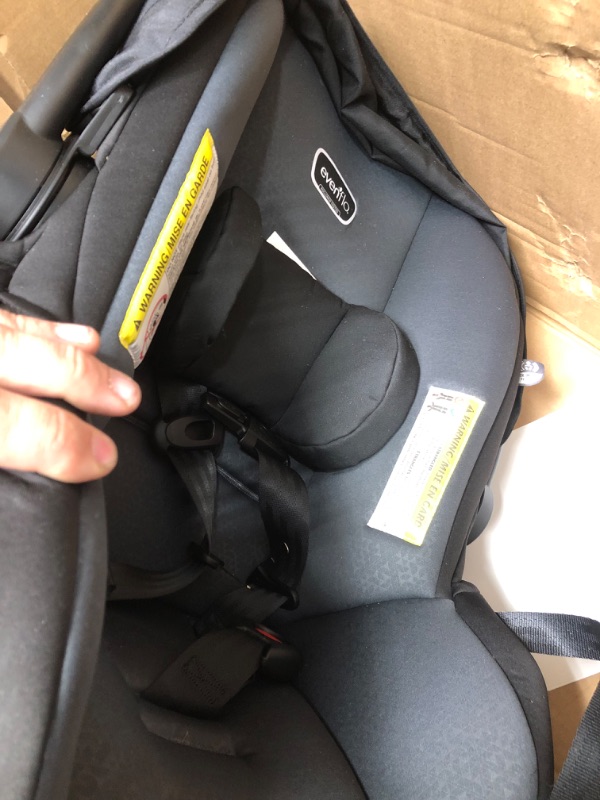 Photo 2 of Evenflo LiteMax 35 Infant Car Seat, Lightweight, Extended Use, Belt Lock-Off, Ergonomic Handle
